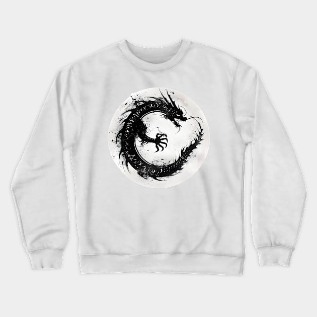 Dragon Festival: Lunar Celebration, Festive Art, and Asian Traditions Crewneck Sweatshirt by insaneLEDP